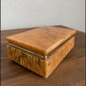 Alabaster Jewelry Box